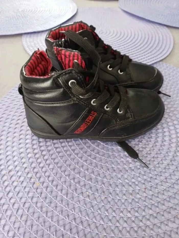Basket haute avec fermeture eclaire pour garçon taille 29 - photo numéro 2