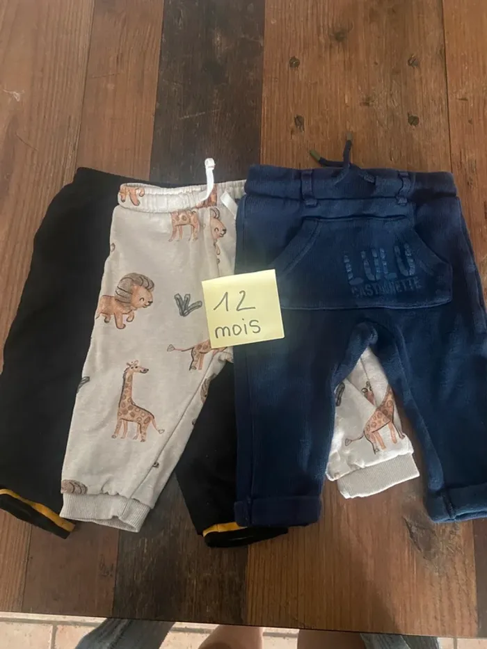 Lot pantalon 12mois