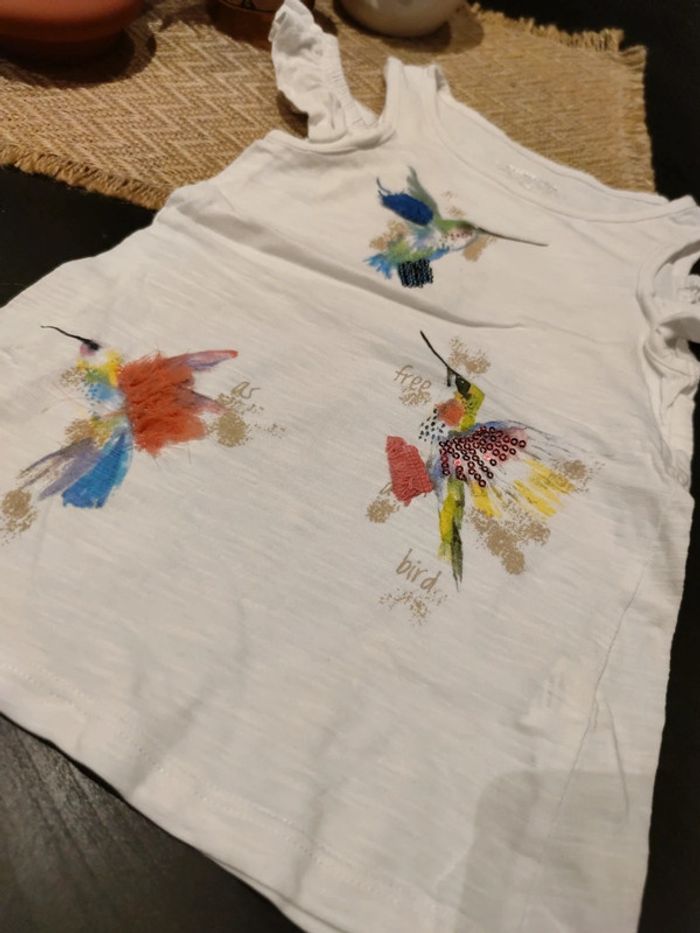 Tee shirt motif oiseaux - photo numéro 2