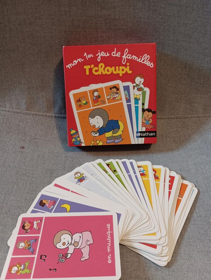 Jeu de cartes T'choupi mon 1 er jeu de famille