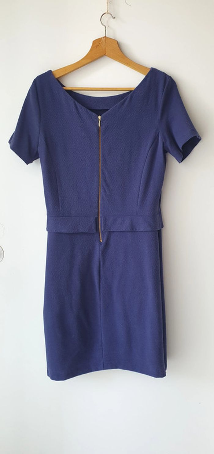 Robe droite bleu marine - Promod - Taille L : 40 - 42 - photo numéro 3