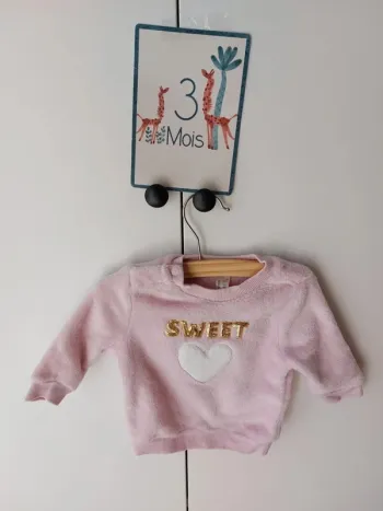 Sweat rose Orchestra 3 mois