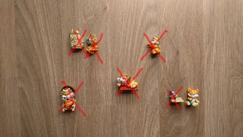 Figurines Kinder chats "Egyptochats" (1997)