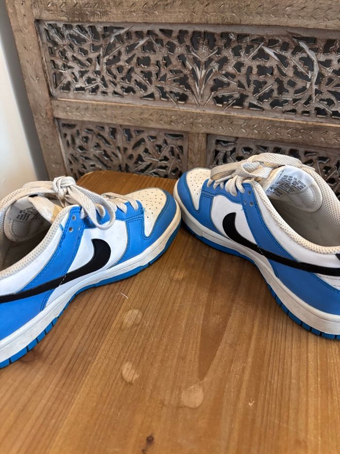 Basket dunk  taille 38 blanche bleue noire Nike - photo numéro 4