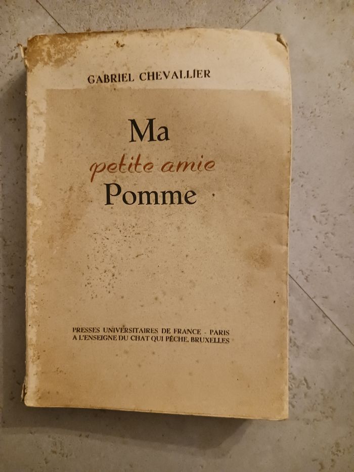 livre ancien Ma petite amie pomme Gabriel Chevalier