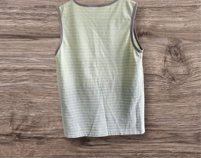 Débardeur vintage vert gris ikks taille 34 XS - photo numéro 3