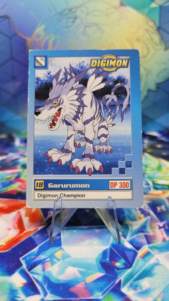 Carte Digimon Garurumon 20/34 Édition Série TV