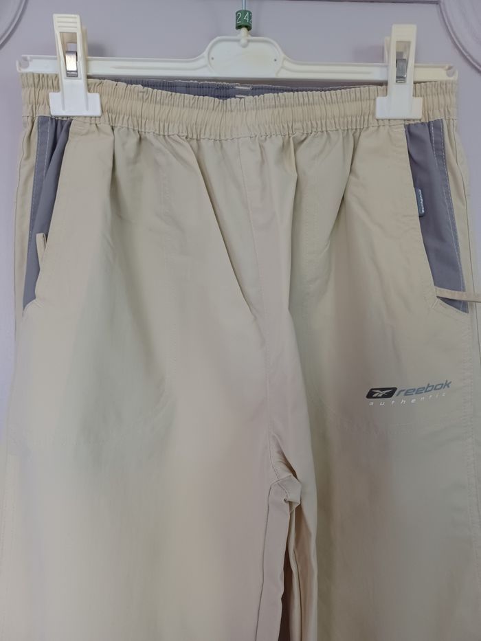 Pantalon de sport Reebok jaune paille taille 14 ans - photo numéro 3