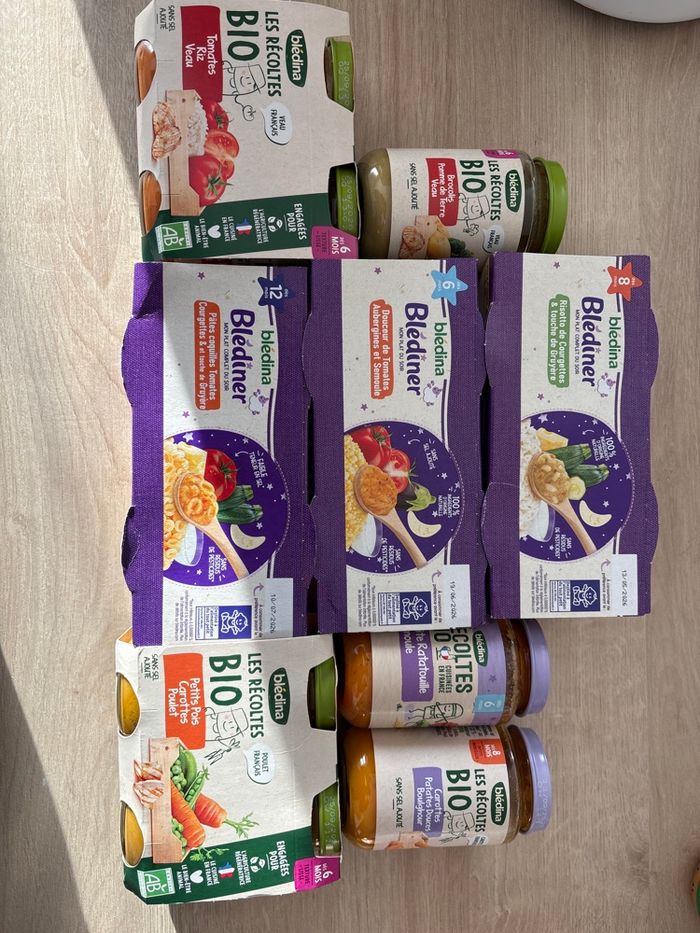 Plats et pots bledina m