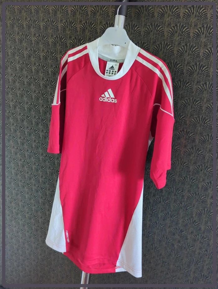 T-shirt Adidas climacool rouge taille 2 XS ou 14 - 16 ans - photo numéro 2