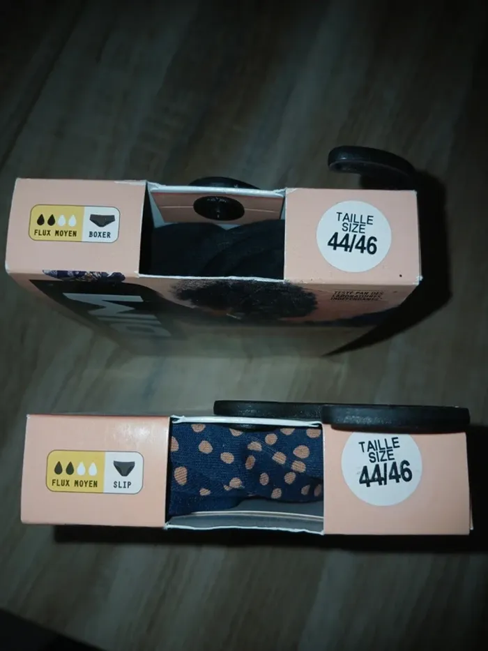 Lot de 2 culottes de règles DIM, T 44/46 - photo numéro 3