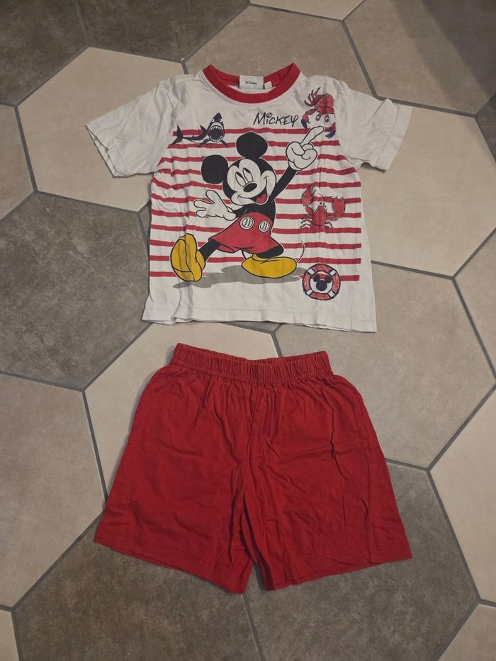 Pyjama short Mickey 4 ans