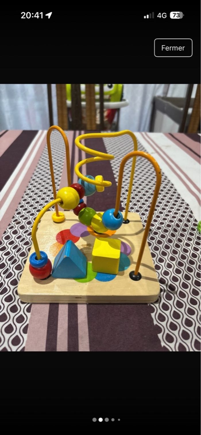 Cube en bois éveil - photo numéro 5