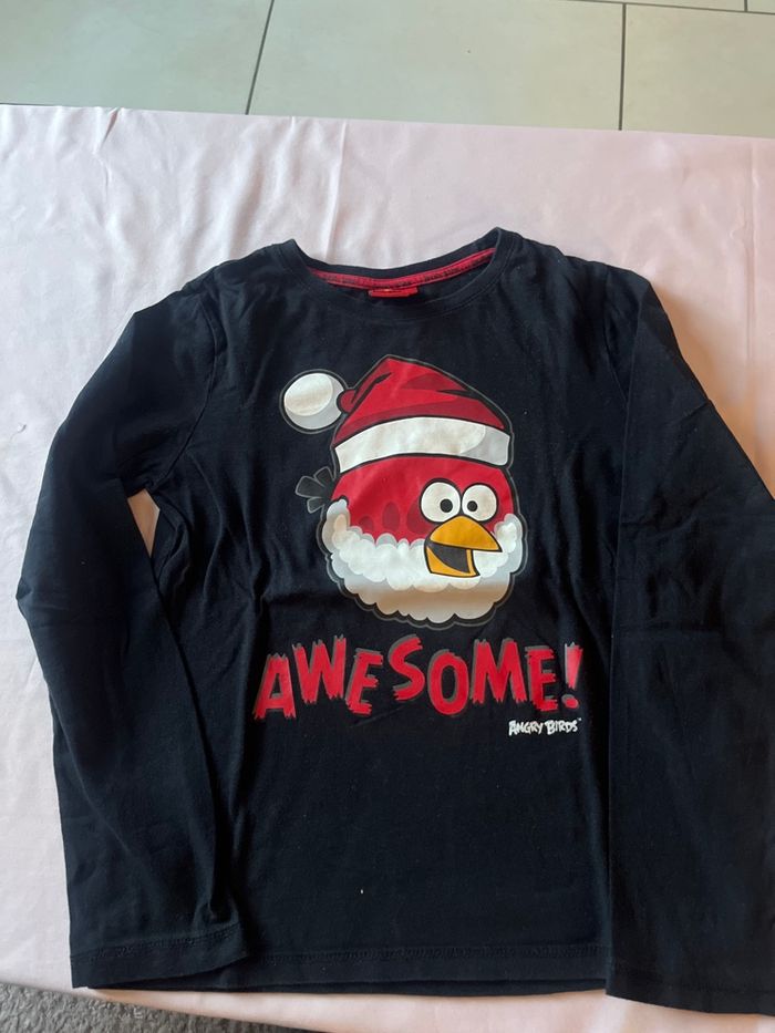 Tee shirt manches longues Angry Birds 12 ans - photo numéro 4
