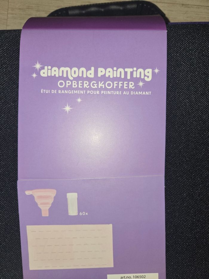 Malette de  rangement pour diamond painting neuve - photo numéro 2