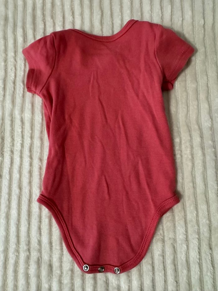 Lot de Bodies - manches longues- blanc, rose - In Extenso - 6 mois - excellent état - photo numéro 8