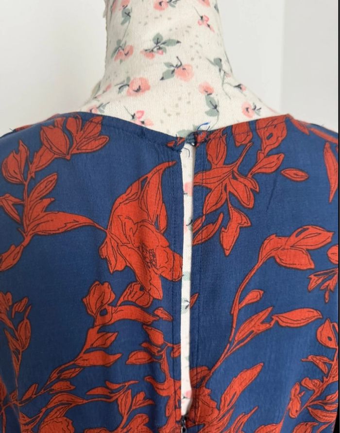 Combi short bleu/orange Elora taille 38 ou M - photo numéro 4