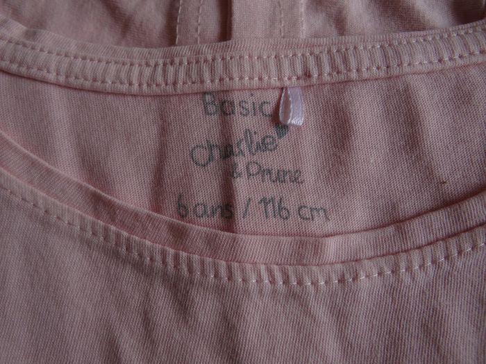 t-shirt uni 6 ans - photo numéro 4