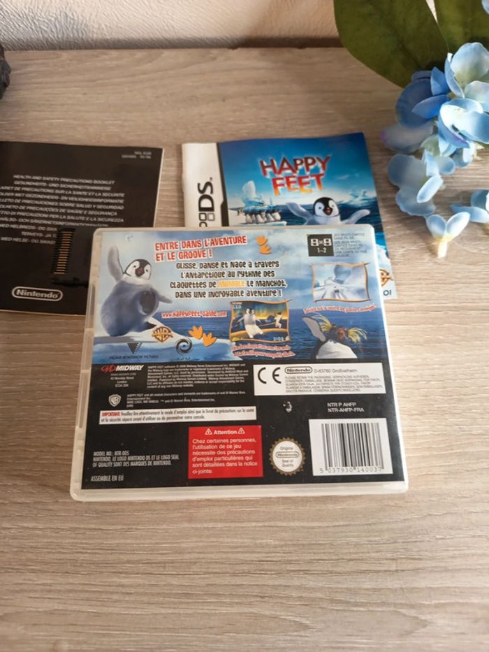 Jeu Nintendo DS – Happy Feet + boîte et notices - photo numéro 7