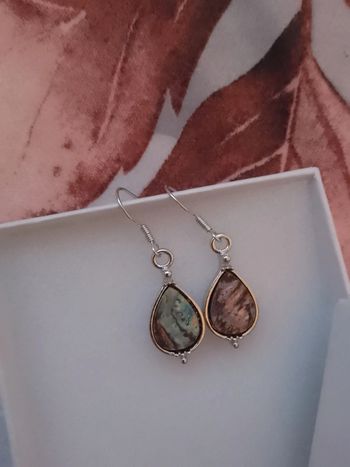 Boucles d'oreilles bohèmes ormeaux