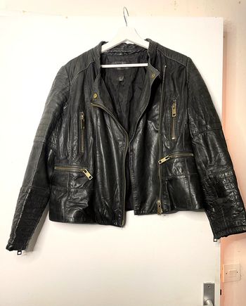 Veste en cuir 100% perfecto MNG