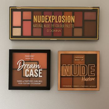 Lot de 3 palettes de maquillage