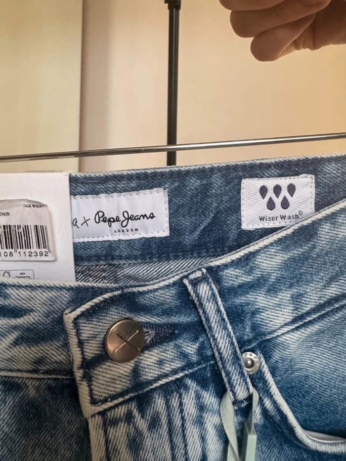 Short en jean taille haute W 25 Dua Lipa x Pepe jeans - photo numéro 4