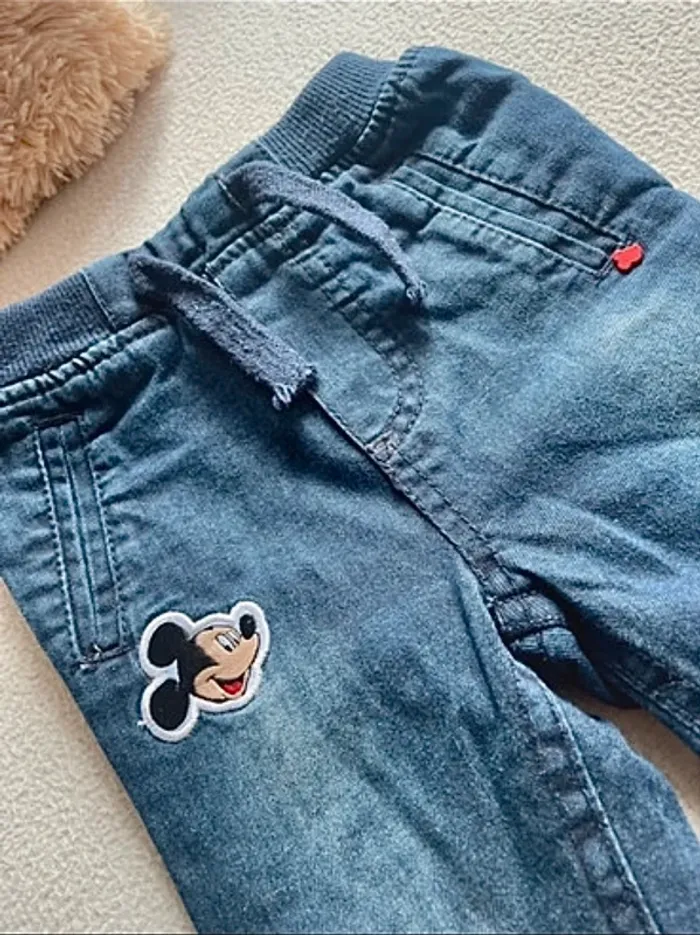 Lot 2 pantalons - bébé - hiver - 6 mois - photo numéro 8