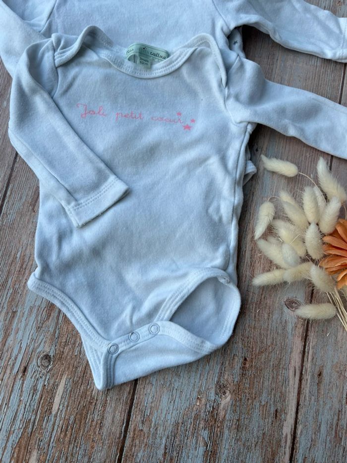 Lot de 4 bodies 3 mois - photo numéro 2