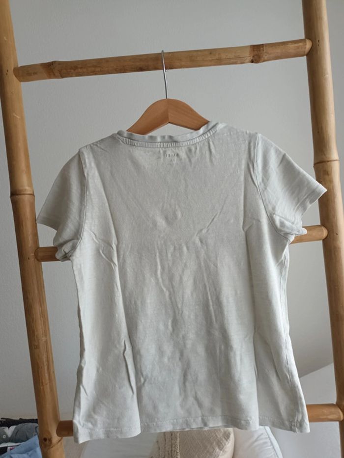T-shirt beige avec poche 8 ans - photo numéro 4