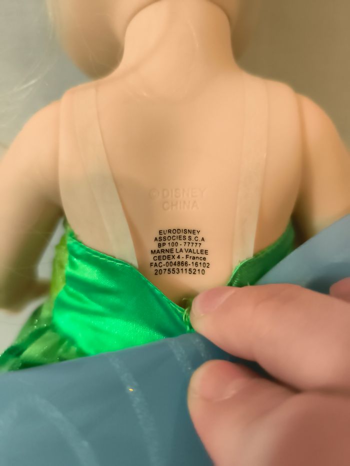 Fée clochette poupée officielle Disneyland Paris - photo numéro 4