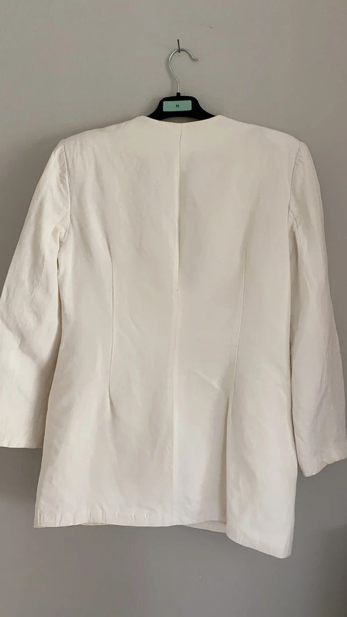 Veste écru/blanc Kookai 40 - photo numéro 3