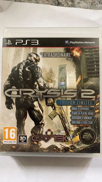 crysis 2 edition limitee ps3