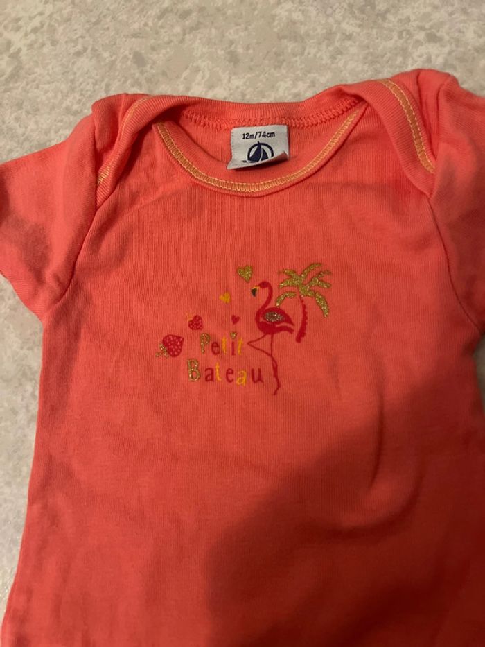 Bodie fille 12 mois manche courte Petit Bateau - photo numéro 3
