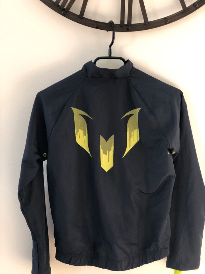 Veste adidas Messi 9-10 ans bleue marine - photo numéro 2