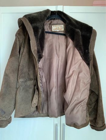 Blouson en cuir femme
