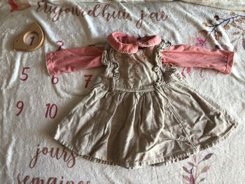 Ensemble robe + body 1mois