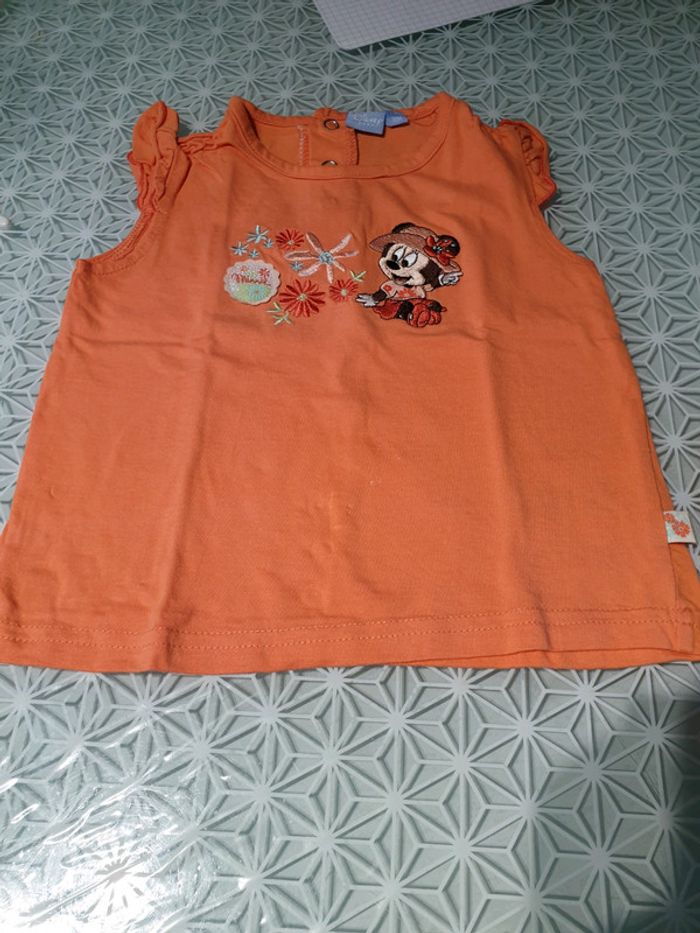 Ensemble débardeur/short Minnie Disney 18 mois - photo numéro 2