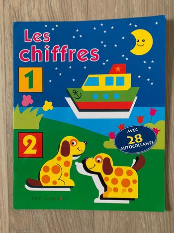 Les chiffres avec 28 autocollants