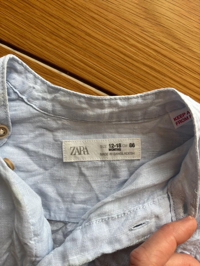 Chemise Zara - Lin - photo numéro 4