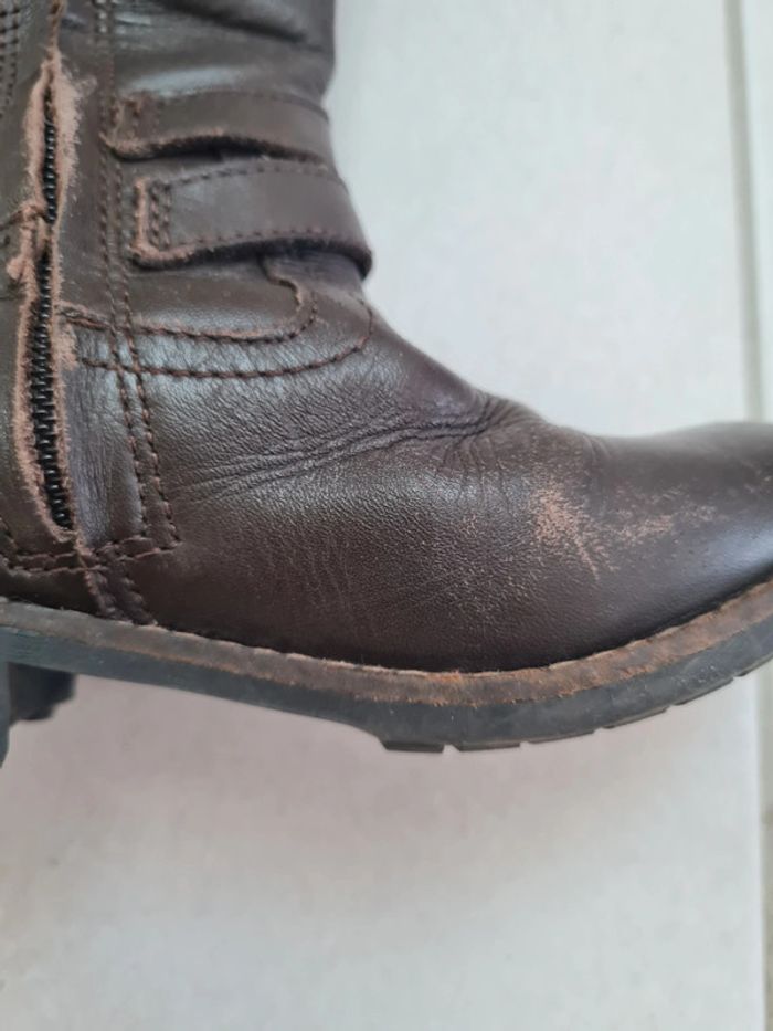 Bottes fille cuir - photo numéro 5