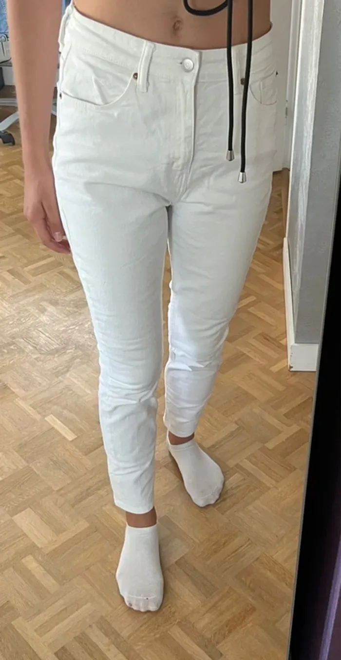 Jean Blanc H&M - photo numéro 3