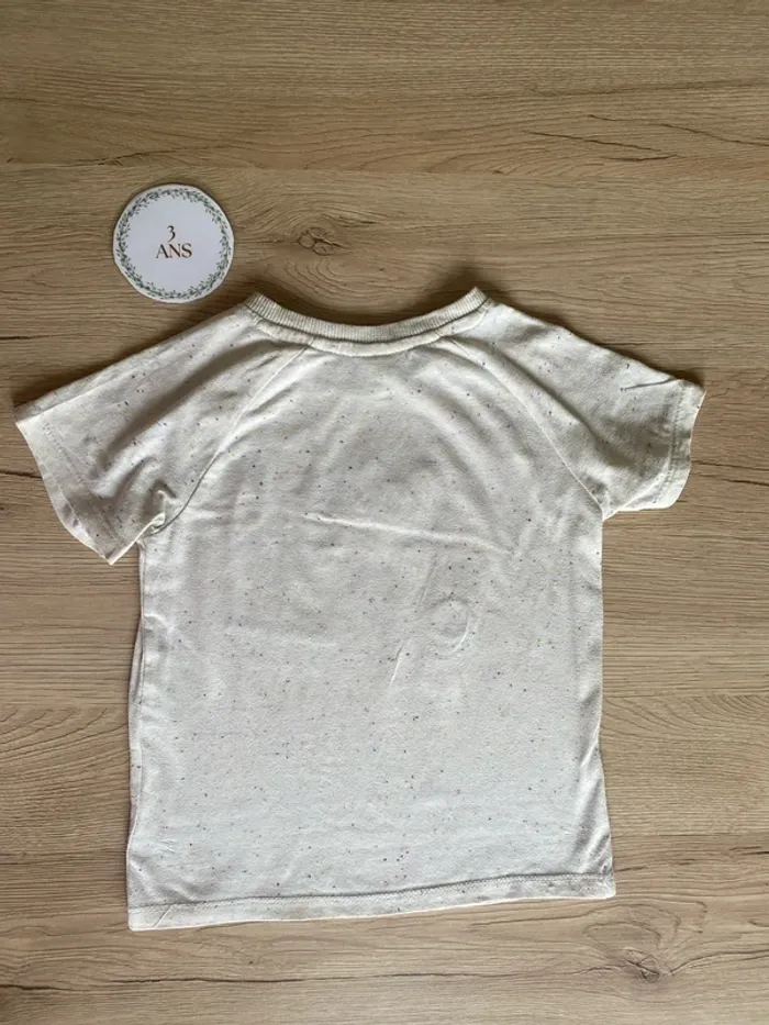 Tee-shirt manche courte motif flocage cousu garçon 36 mois / 3 ans tape à l’œil - photo numéro 4