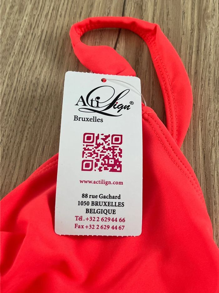 Maillot de danse justaucorps Actilign taille 14 ans neuf sous blister - photo numéro 5