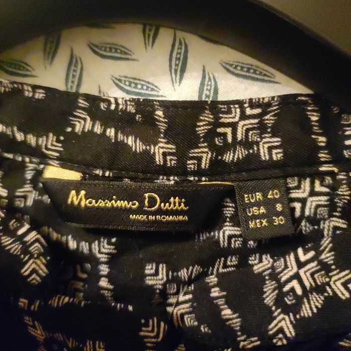 Blouse femme viscose et soie de mûrier. Massimo Dutti. Taille 40 - photo numéro 9