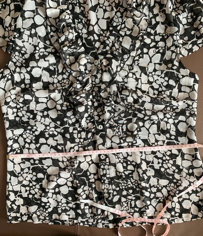 Chemisier MC gris noir Mellachia t46 - photo numéro 9