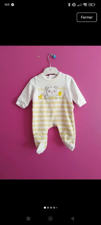 Pyjama Gémo 1 mois b2 