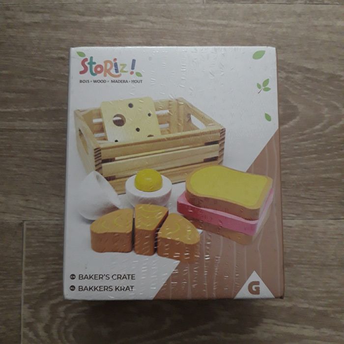 Jouet en bois cagette du boulanger NEUF - photo numéro 2