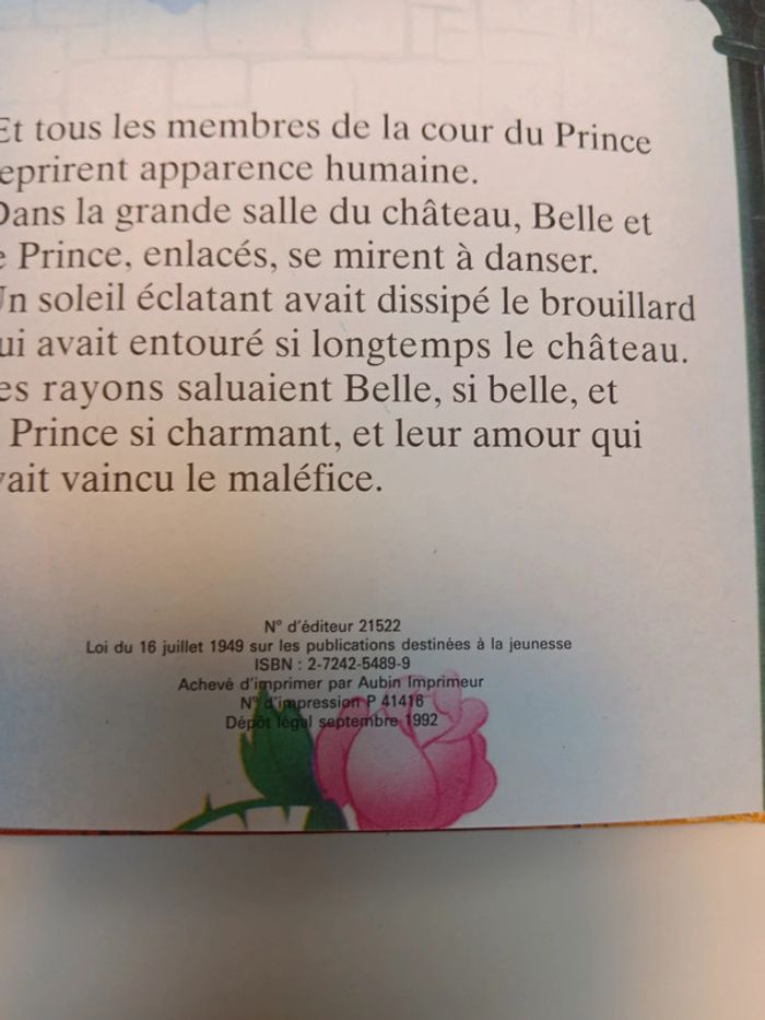 Livre Walt Disney vintage La belle et la bête 96 pages - photo numéro 8