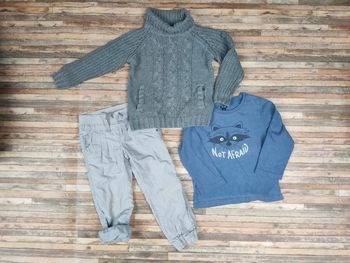 Lot de vêtements automne-hiver garçon 4 ans 🍂